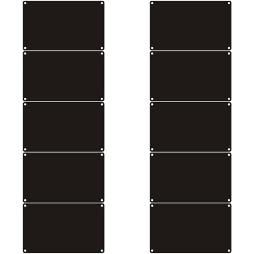 FELTECHELECTR Tomma Dörrskyltar 10 St Multifunktions Metallskylttryck Tom Skylt För Hemmet