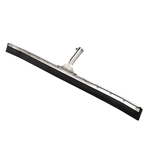 Alpine Industries Industrial-Duty Curved Floor Squeegee - Wide Commercial Cleaner Head Replacement w/Rubber