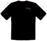  Elvis Presley Autogramm Bestickte T-Shirt super Premium-Qualität, 100% Baumwolle -4069-SCHWARZ (M)