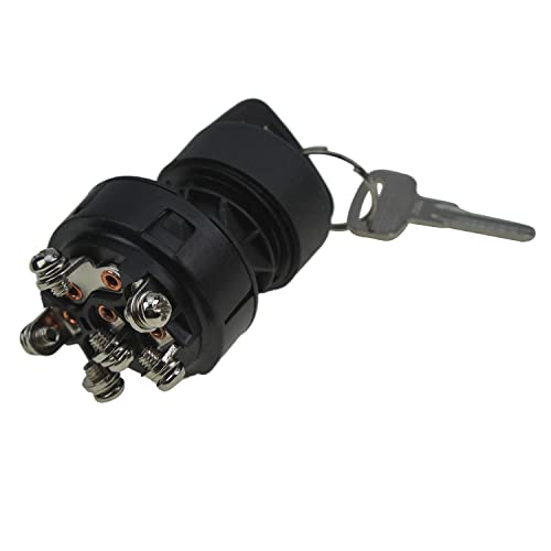 Holdia Ignition Switch With Key 3 Position 96008-Sgt Compatible With Genie S-40 S-45 S-60 S-65 S-80 Tmz-34/19 Tz-50/30 Gs-1530 Gs-1532 Gs-1930 Gs-1932 Gs-2032 #TOP4