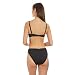 Selmark Bikini Copa B con Tejido Flocado BB317 B - Negro, 100/46