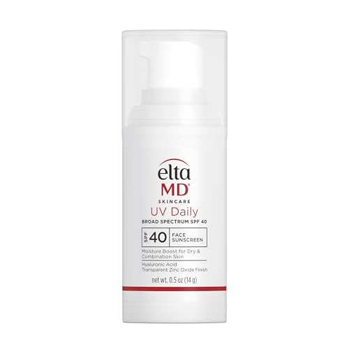 EltaMD UV Daily SPF 40 Face Sunscreen Moisturizer with Zinc Oxide