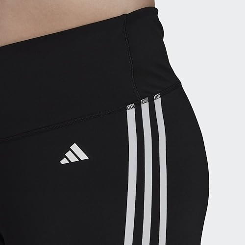 adidas Short d'entra nement taille haute 3 bandes pour femme 4X - vue 7
