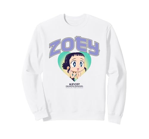 KPOP Demon Hunters Zoey Collegic Oficialmente Autorizado Sudadera