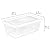 Sterilite 12-Pack 6 Quart Storage Box, Stackable Clear Plastic Bins with Snap-On Lids - Heavy-Duty Organizing Containers for Closet, Bathroom, and Office