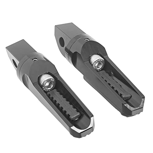 Repose-Pieds Moto Noir Passager Anti-Vibration pour Triumph Speed Triple Bonneville
