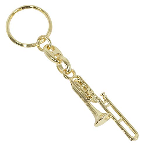 Llavero Trombon Ftl002 Ortola, Modelo 7754-085, Color Dorado