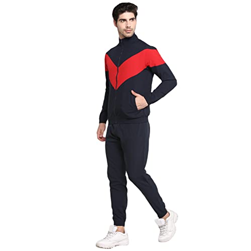 Image of OFF LIMITS Men's NSL CHEV Full Zipper Running Sports Tracksuits