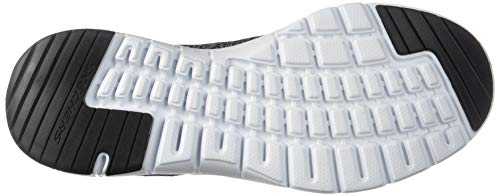 Skechers Women's Flex Appeal 3.0 - Insiders Sneaker, Black/White, 7.5 M US