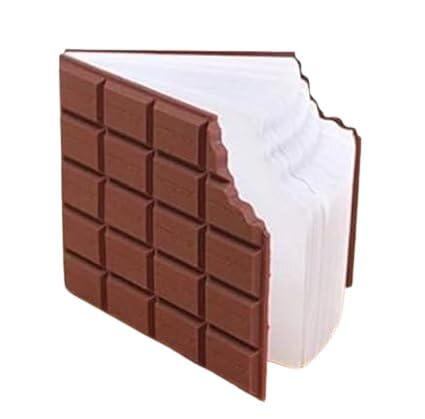 INK SPOT® Chocolate Shape Notebook Bite Design Diary Cute Notepad for Kids Creative Gift Stationery Mini Memo Book for Sch...