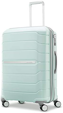 Samsonite Freeform Hardside Expandable with Double Spinner Wheels, Carry-On 21-Inch, Mint Green