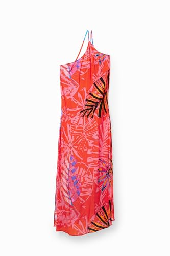 Desigual Women's Tropical Asymmetric Midi Dress