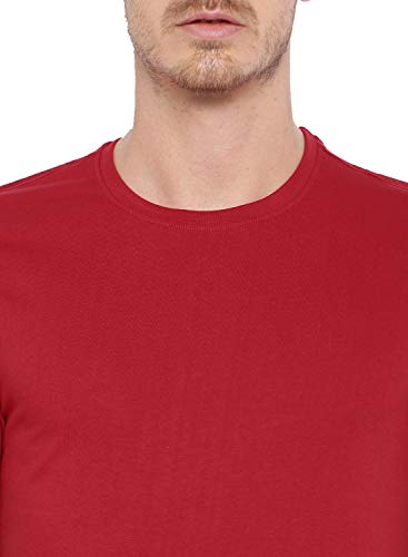 Image of ADRO Men's Cotton Solid Regular Fit T-Shirt