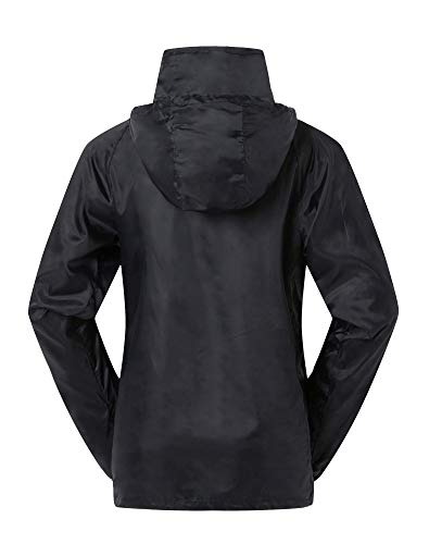 Image of Women's Lightweight Waterproof Jacket Packable Windbreaker Running Coat