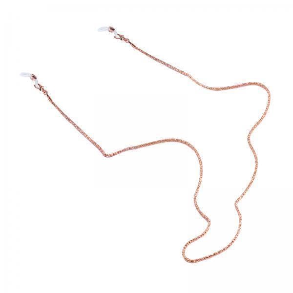2xChic Reading Glasses Chain Hanging Rope Retainer for Women Alloy Cord String Rose Gold-image-23