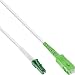 Produktbild InLine® LWL Simplex Kabel, FTTH, LC/APC 8° zu SC/APC 8°, 9/125µm, OS2, 15m