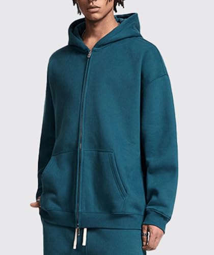 Mens Zip Up Hoodies Womens Oversized Hooded Sweatshirt Unisex Streetwear Jacket3
