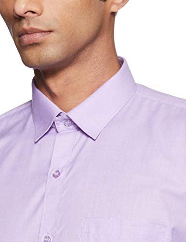 Image of Hang & Wear Men's Plain Regular fit Formal Shirt (MS-02M- Mauve 44