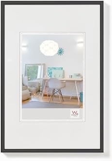 walther design Picture Frame Black 20 x 30 cm New Lifestyle Plastic Frame KV030B