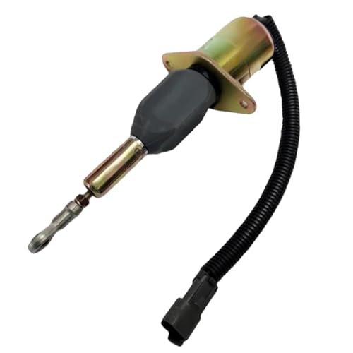 Congparts 12V Shut Off Solenoid SA-5030-12 1752ES-12A2U11 Compatible with Komatsu Excavator PC300-7 PC360-7 PC350-7 PC350 PC360 Compatible with Cummins Diesel Engine 6CT 8.3L