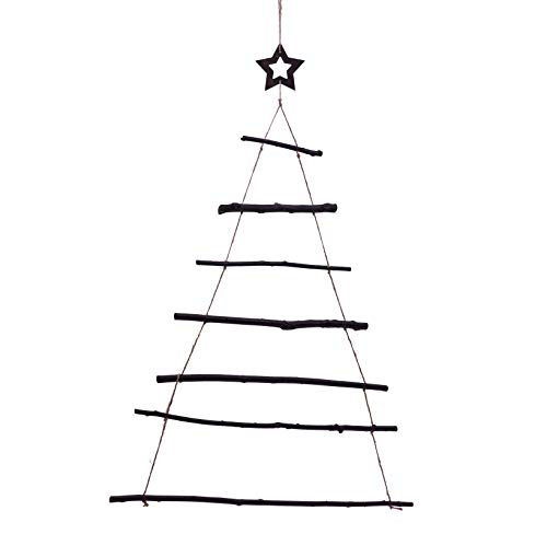 Weihnachtsbaum Wand 29 Spetebo Wand Deko Holzbaum für Zierschmuck - 120x80 cm - Holz...