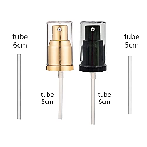 （3 Colors）2 Pack Foundation Pump Replacement For Mac And El Double Wear(Gold/Black) #TOP1