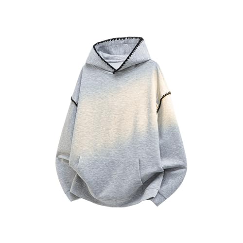 Sweatshirt trench-coat pour veste à capuche homme grande taille