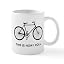 White - This Is How I Roll Bicycle Mug