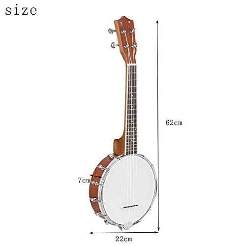 Mini Guitar 4 Strings Concert Ukulele Bass Musical Stringed Instruments 64×24.5x10CM - Les Beatles, Paul McCartney, John Lennon, RIngo Starr, George Harrison Mini Guitar 4 Strings Concert Ukulele Bass Musical Stringed Instruments 64x24.5x10CM – Image 3