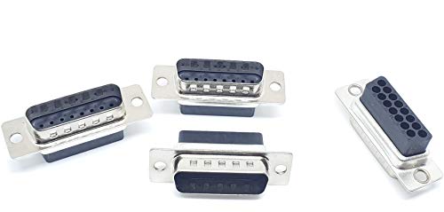 Conectores DB15 D-Sub Macho Crimp Tipo 10 Pzs miniatura 1
