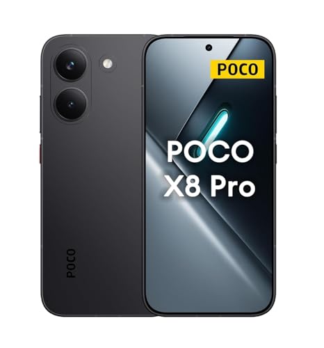 Image of POCO X8 Pro 5G (Black, 8GB RAM), (256GB Storage)