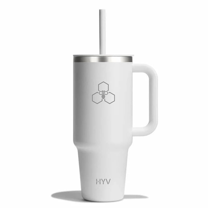 HYV HydroPro 1.2L Insulated Tumbler with Straw | Leakproof Sipper