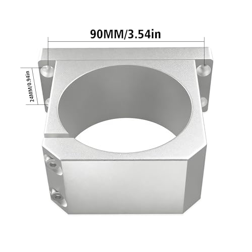 Image of FoxAlien XE-Ultra 69mm Diameter Aluminum CNC Spindle Holder Z-clamp for FoxAlien XE-Ultra CNC Router Machine