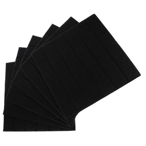 Vaguelly 6 piezas Paneles Acústicos Absorbentes de Sonido de Fibra de Poliéster Rayas Verticales Fácil de Instalar Adecuados para Estudios en Casa, Oficinas y Teatros miniatura 1