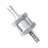 Válvula de retención unidireccional, válvula de retención de aleación de aluminio de 6 mm, 8 mm, 10 mm, 12 mm, válvula de retención para manguera de agua de combustible, aire y agua, 0,2-6 bar