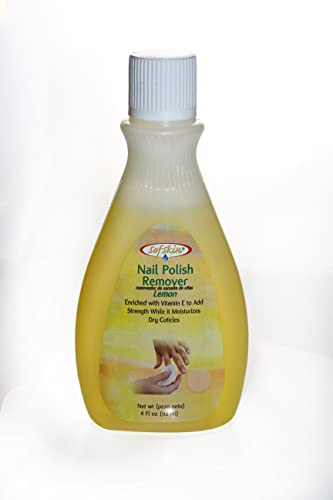 Image of (USA Brand) Acetone Nail Polish Remover & Cuticles Moisturizer (Lavender) 112 ml - (See Our Video) (Lemon) PRICE REDUCED