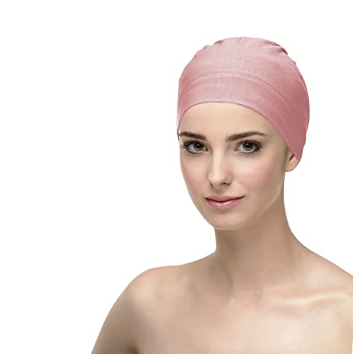 Carebell Natalia Bamboo Oncology and Hair Loss Sleeping Cap (Pale Pink 13)