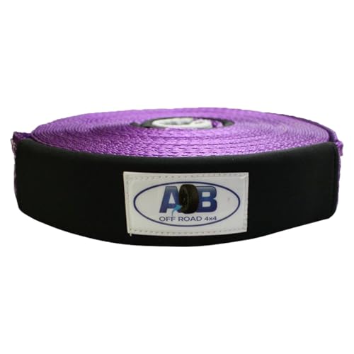 Recovery Tow Winch Extension Strap 5000KG 20Mx50MM in Purple 4WD 4x4 Recovery Strap