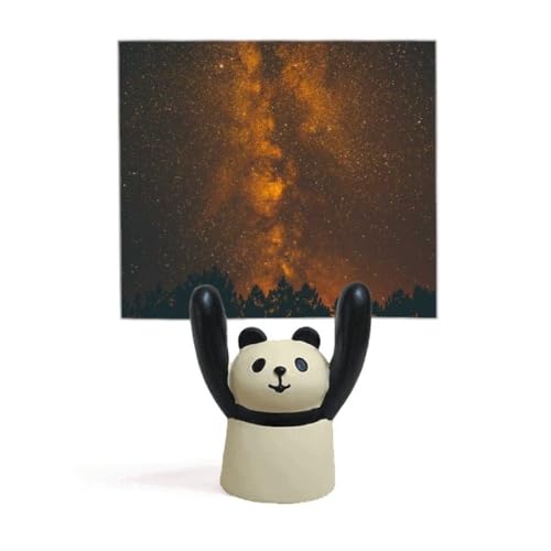 Porte-mémo panda original orange déco pour offrir en cadeau