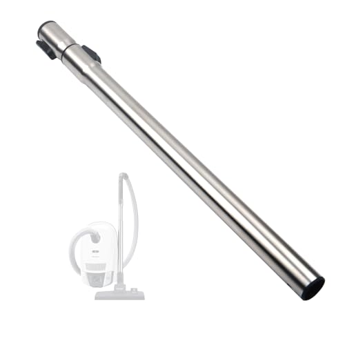 Telescoping Stainless Steel Vacuum Extension Wand Compatible with Miele C1 C2 C3 Central Vacuum Cleaner Attachment