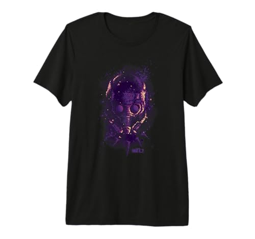 T-shirt Marvel What If T'Challa Star-Lord en coton doux graphique galaxie