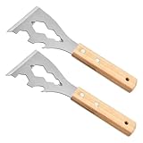 ISTOVO 4-in-1-Reinigungsschaber-Werkzeug, 2 Edelstahl-Farbschaber - Spachtel, Wandschaber,...