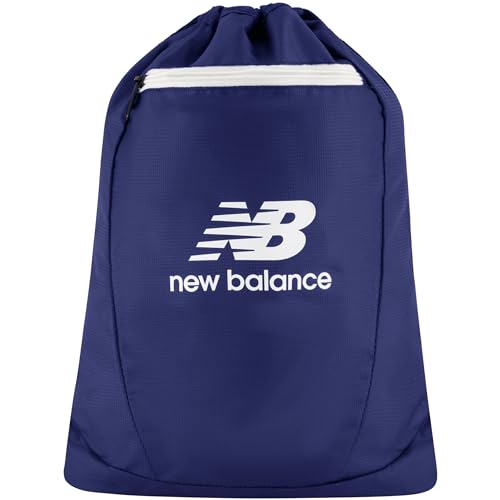 New Balance Drawstring Backpack, Small Gym Travel Bag with...