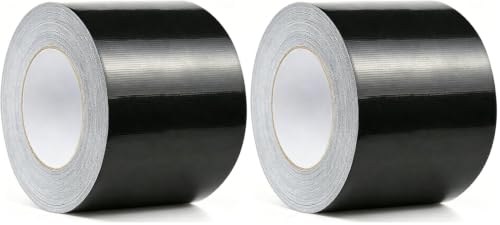 Image of Black Waterproof Repair Tape 4 Inch x 180 Ft (Pack of 2)