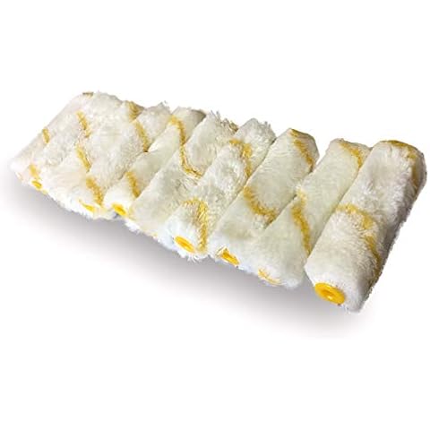 KIBROS 4KIT741c Mini Roller Sleeves Yellow Cover