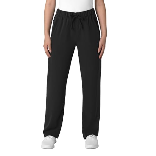 Wink Scrubs for Women, Nova, Stovepipe High-Low-Hem Pants with Drawstring and 4 Pockets