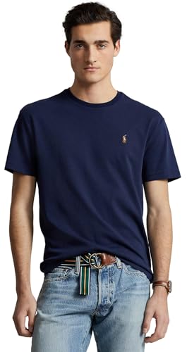 Image of POLO RALPH LAUREN Men's Jersey Cotton Crew Neck T-Shirt