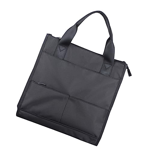 1pc Portable Business Handbag Large Capacity Multi-storage Bag for Travel and Work Stylish Men's Briefcase for Laptop Books