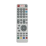 1 mando a distancia RF SHWRMC0116 for televisor inteligente SHARP Aquos con botones de Netflix.