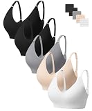 HBselect Wireless Bras for Women No Underwire, Women Comfortable Bras Seamless Padded Bras Everyday Sports Tshirt Bra